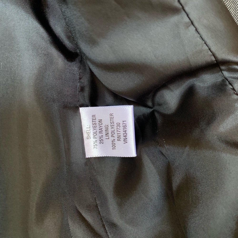 Merona Blazer Gray Single Button - Picture 7 of 7